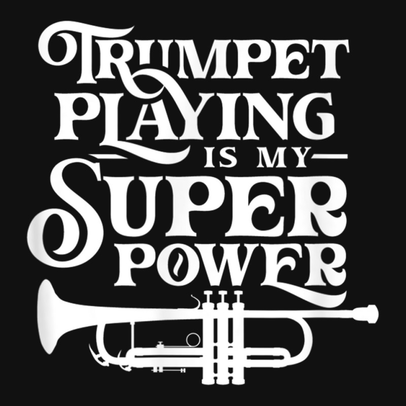 Playing The Trumpet Is My Superpower Trumpeter Player Landscape Canvas Print | Artistshot