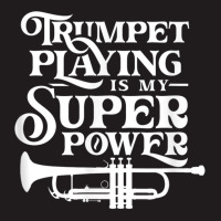 Playing The Trumpet Is My Superpower Trumpeter Player Waist Apron | Artistshot