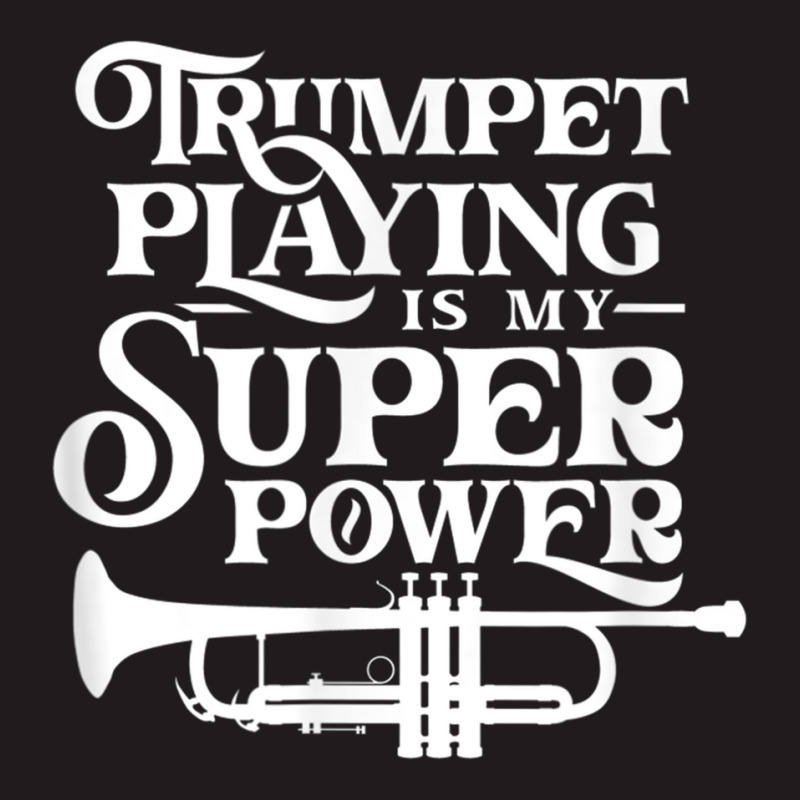 Playing The Trumpet Is My Superpower Trumpeter Player Waist Apron | Artistshot