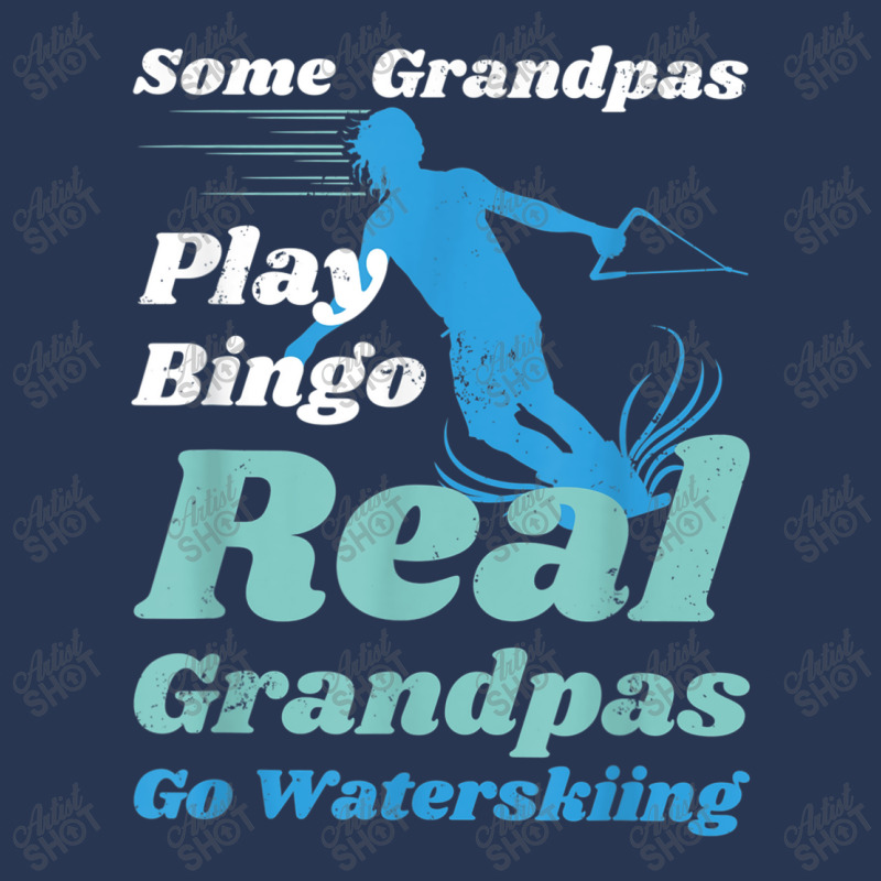 Funny Waterski Some Grandpas Play Bingo Ladies Denim Jacket by ValentinoHoover | Artistshot