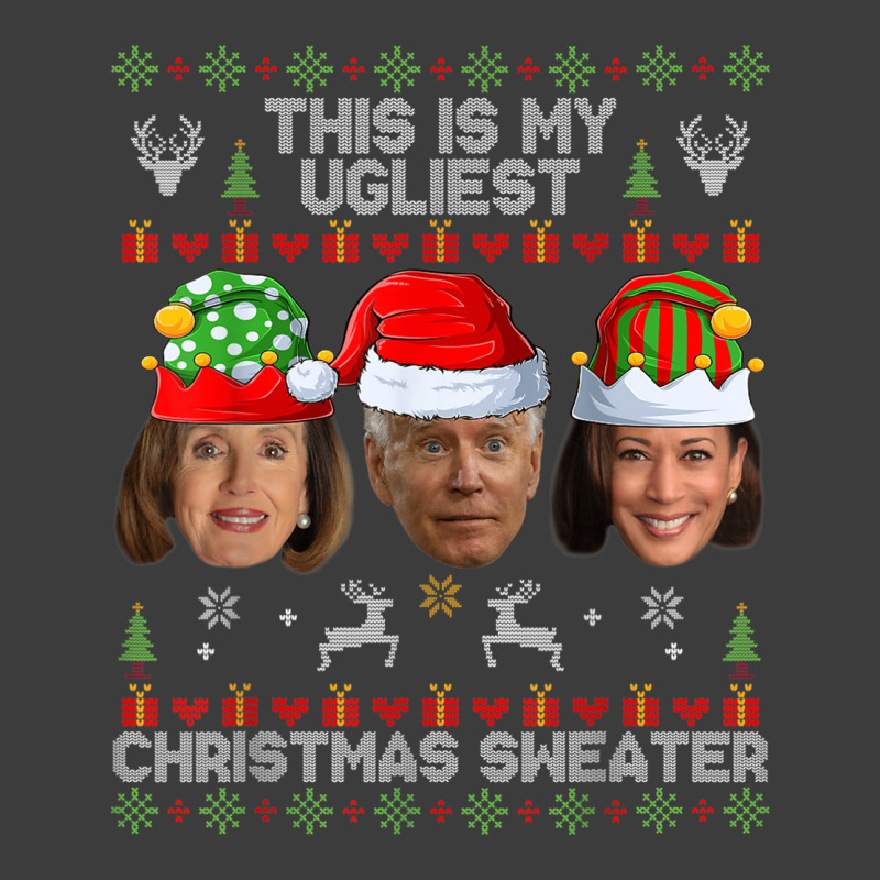 This Is My Ugliest Christmas Sweater Funny Joe Biden Kamala Men's Polo Shirt | Artistshot