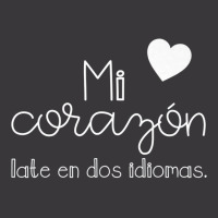 Mi Corazon Late En Dos Idiomas Bilingual Ladies Curvy T-shirt | Artistshot