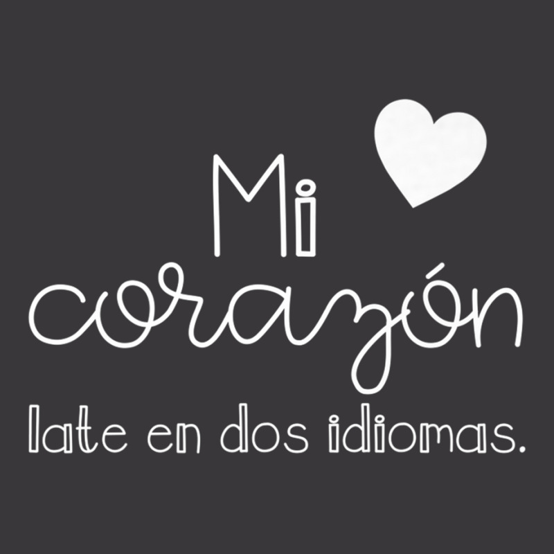 Mi Corazon Late En Dos Idiomas Bilingual Ladies Curvy T-Shirt by KaseyReyes | Artistshot