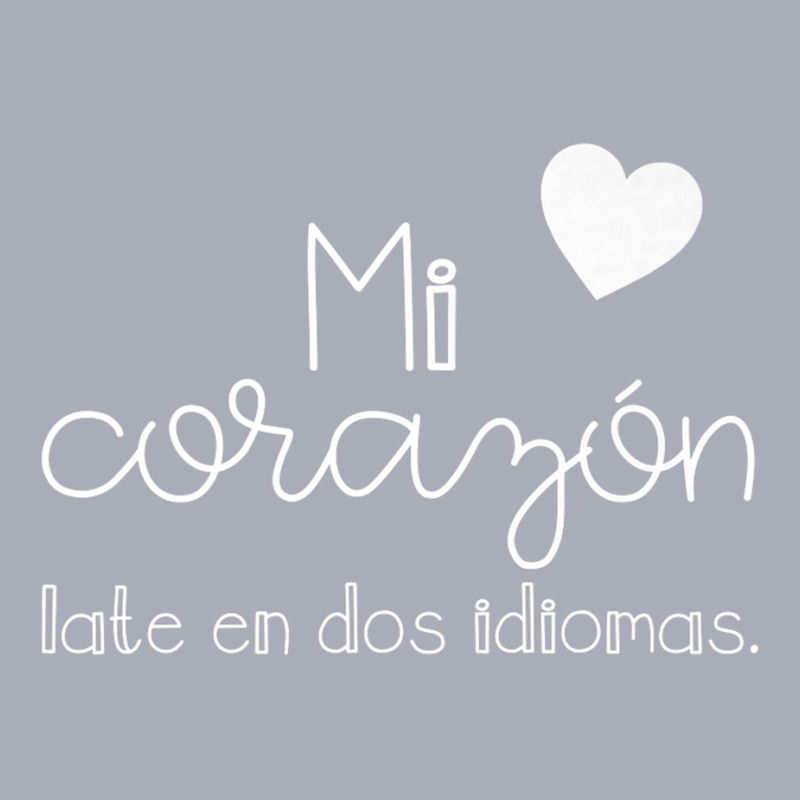 Mi Corazon Late En Dos Idiomas Bilingual Tank Dress by KaseyReyes | Artistshot