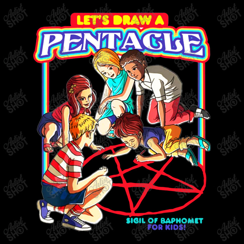 Lets Draw A Pentacle Maternity Scoop Neck T-shirt by Semilir | Artistshot