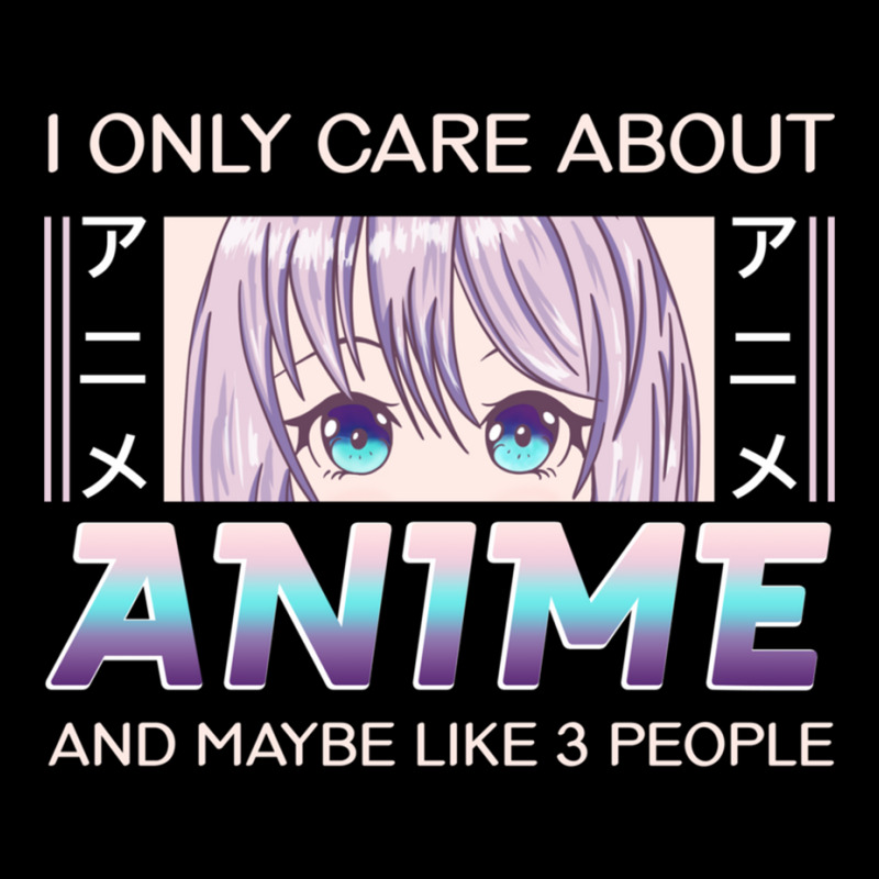 I Only Care About Anime And Like Maybe 3 People Anime Girl Pullover Ho Adjustable Cap by cm-arts | Artistshot