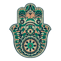 Hamsa Hand Of Fatima Mandala Design Protection Talisman Pullover Hoodi Youth Sweatshirt | Artistshot