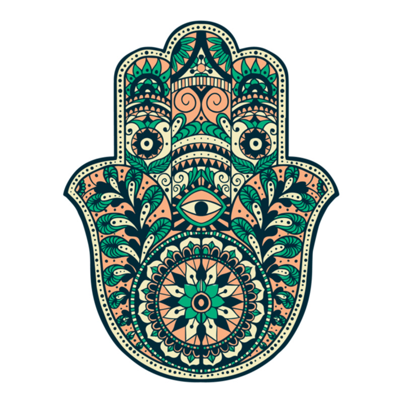 Hamsa Hand Of Fatima Mandala Design Protection Talisman Pullover Hoodi Youth Sweatshirt by cm-arts | Artistshot