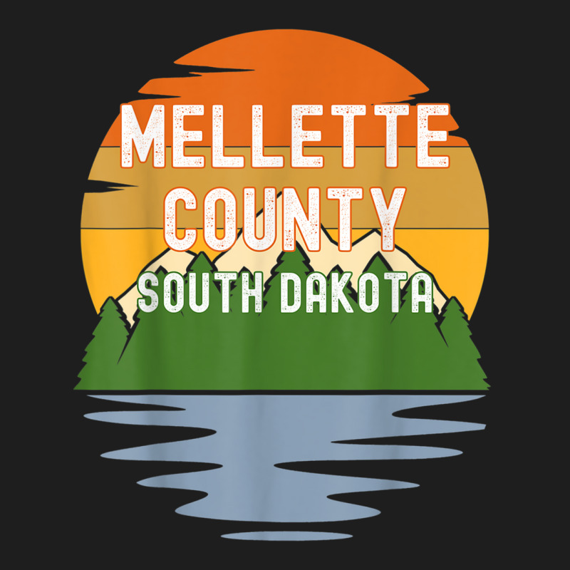 From Mellette County South Dakota Vintage Sunset T Shirt Classic T-shirt by cm-arts | Artistshot