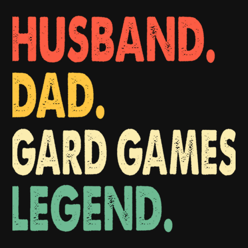 Husband Dad Gard Games Legend Portrait Canvas Print | Artistshot