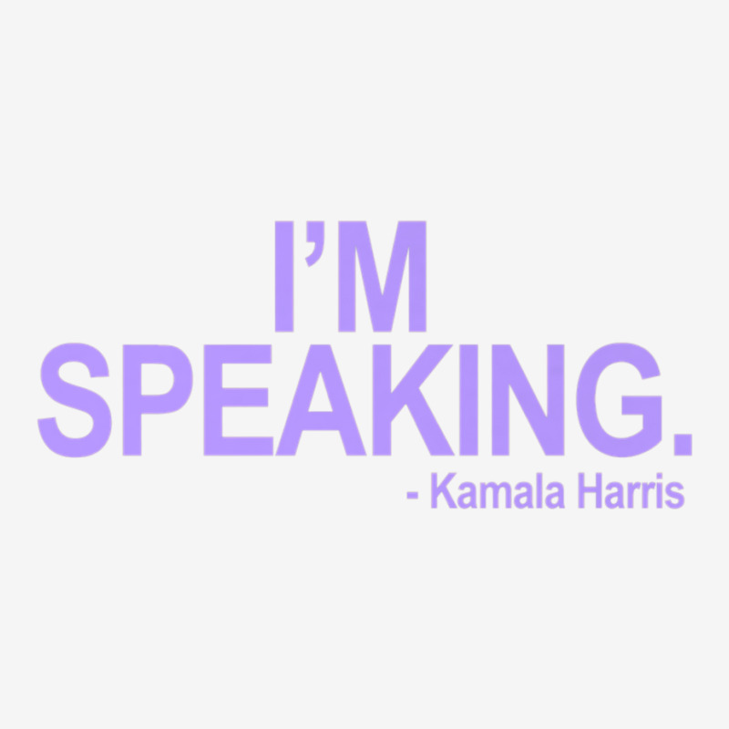 I'm Speaking   Kamala (lavender) Premium T Shirt Crew Socks | Artistshot