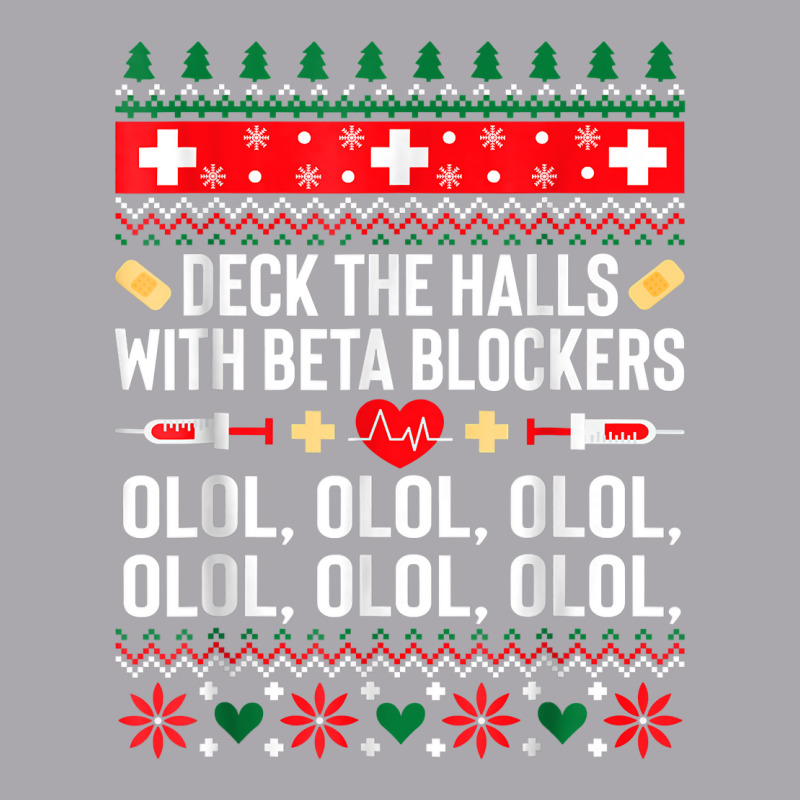 Christmas Nurse Funny Deck The Halls With Beta Blockers T Shirt Youth 3/4 Sleeve by caneypga | Artistshot