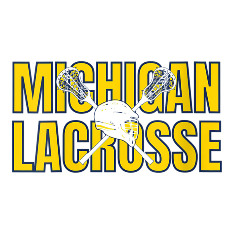 Womens Michigan Lacrosse Helmet Mi Lax The Wolverine State Gift V Neck Sticker | Artistshot