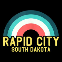 Rapid City South Dakota Vintage Retro Rainbow Tank Top Cropped Sweater | Artistshot