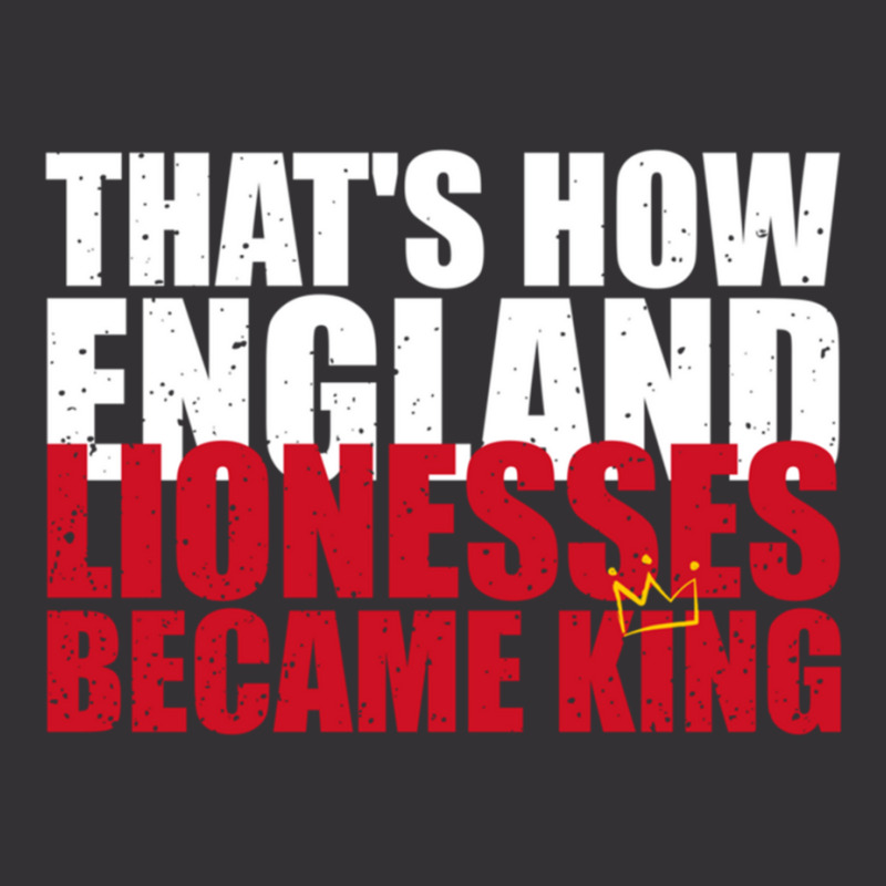 Thats How England Lionesses Became King - Distressed Vintage Hoodie | Artistshot