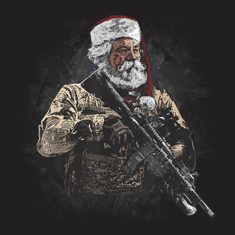 Soldier Santa T-shirt | Artistshot