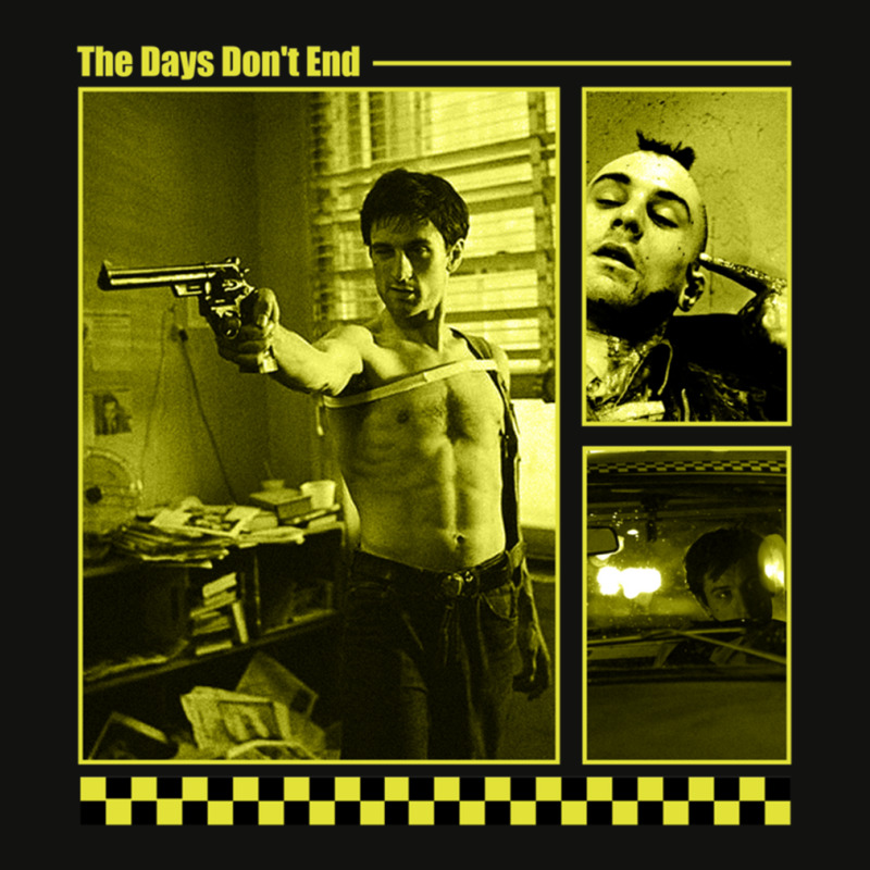 Taxi Driver -the Days Dont End. Scorecard Crop Tee by cm-arts | Artistshot