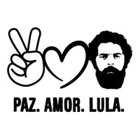 Paz Amor Peace Love Lula 2022 President Of Brazil Vintage T Shirt V-neck Tee | Artistshot