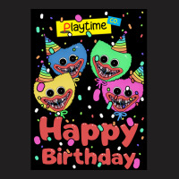 Poppy Playtime Huggy Wuggy Playtime Co Birthday Card 2 T-shirt | Artistshot