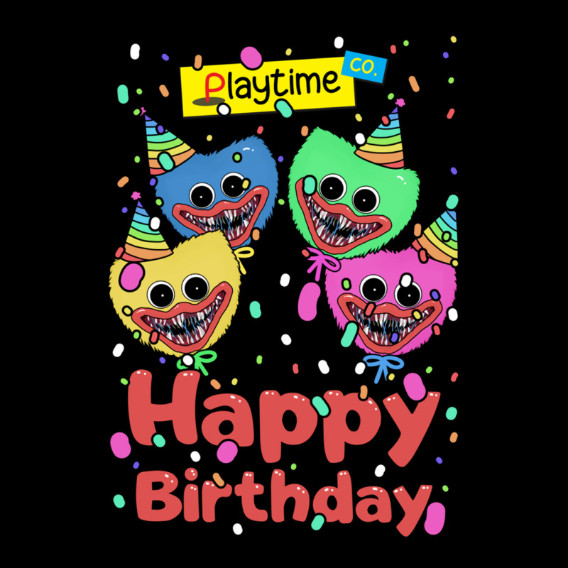 Poppy Playtime Huggy Wuggy Playtime Co Birthday Card 2 Pocket T-shirt | Artistshot