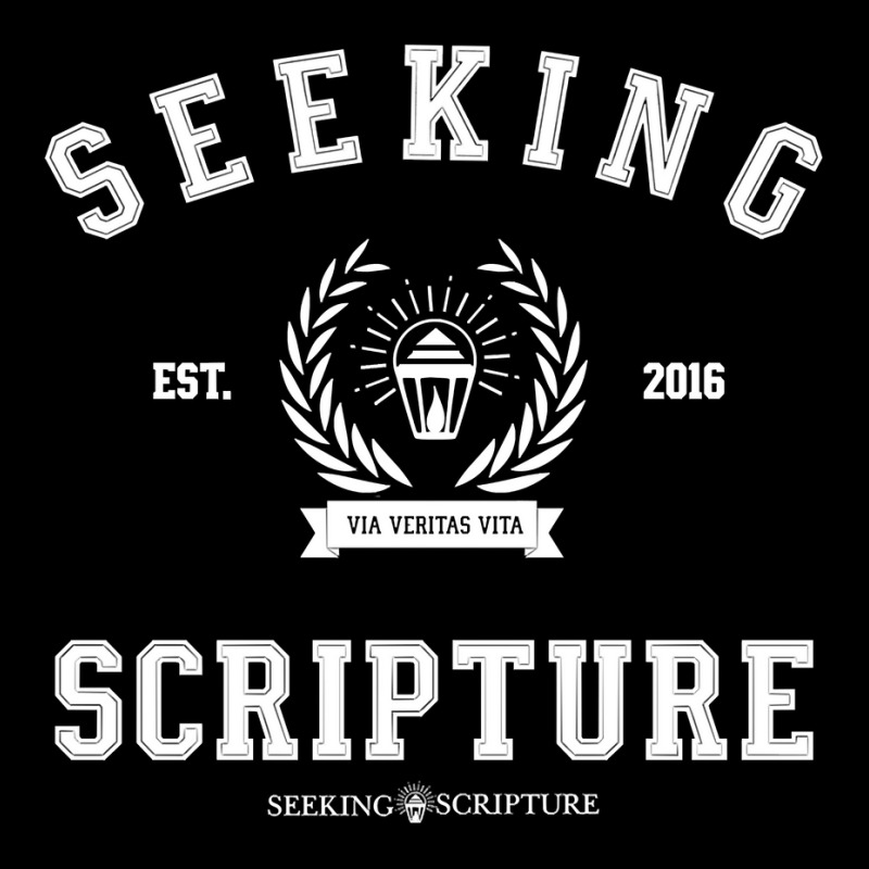 Collegiate Style Seeking Scripture Via Veritas Vita Sweatshirt Graphic Youth T-shirt by cm-arts | Artistshot