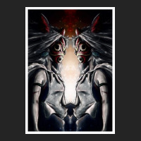 Mononoke Wolf Anime 3/4 Sleeve Shirt | Artistshot