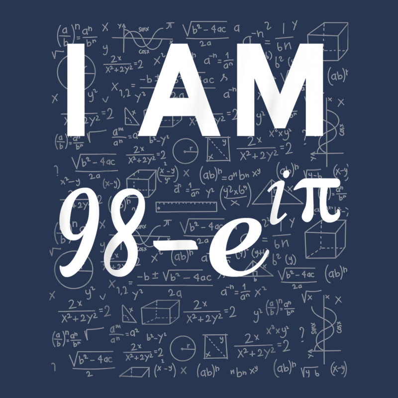 99th Birthday 99 Years Old Math Geek Euler Identity T Shirt Men Denim Jacket | Artistshot