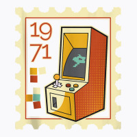 Postage Stamp With Computer Game Slot Machine 1971 Tank Top T-shirt | Artistshot