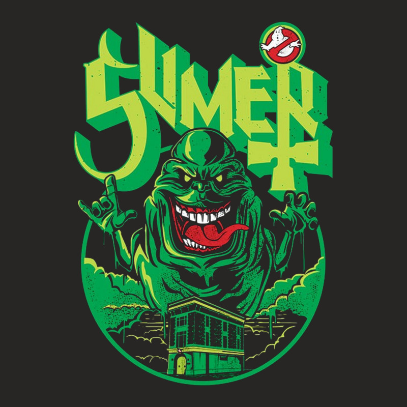 Green Slimer Ladies Fitted T-Shirt by Duku | Artistshot