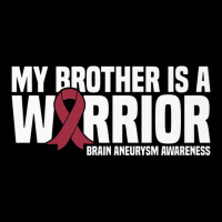 My Brother Is A Warrior Brain Aneurysm Awareness Premium T Shirt Baby Bibs | Artistshot