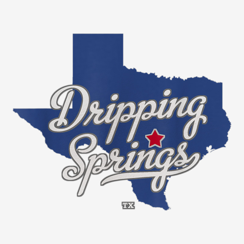 Dripping Springs Texas Tx Map T Shirt Baby Bibs | Artistshot