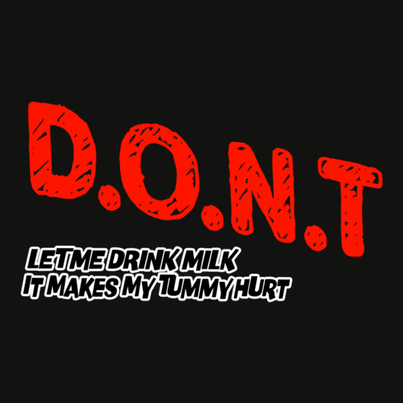 Dont Let Me Drink Milk It Makes My Tummy Hurt Scorecard Crop Tee by cm-arts | Artistshot