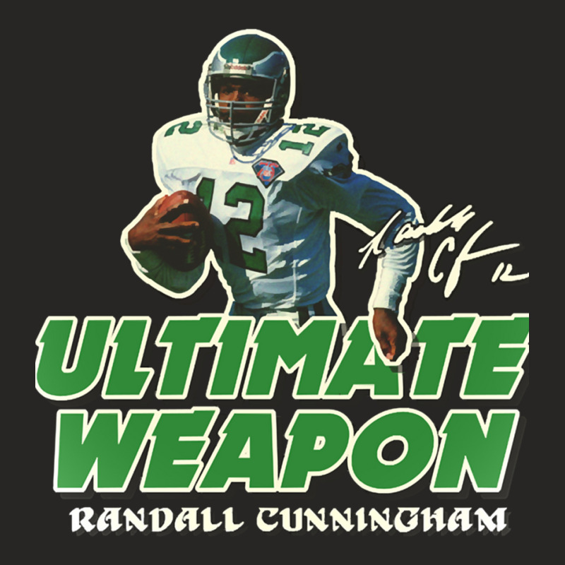 Randall Cunningham Ultimate Weapon Ladies Fitted T-Shirt by cm-arts | Artistshot