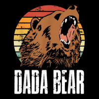 Dada Bear Camping Lover Daddy Father's Day Camping Trip T Shirt Cropped Sweater | Artistshot