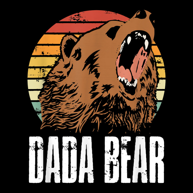 Dada Bear Camping Lover Daddy Father's Day Camping Trip T Shirt Cropped Sweater by cm-arts | Artistshot