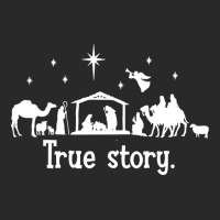 True Story Nativity Christmas Long Sleeve Shirt Baby Jesus Long Sleeve Printed Hat | Artistshot