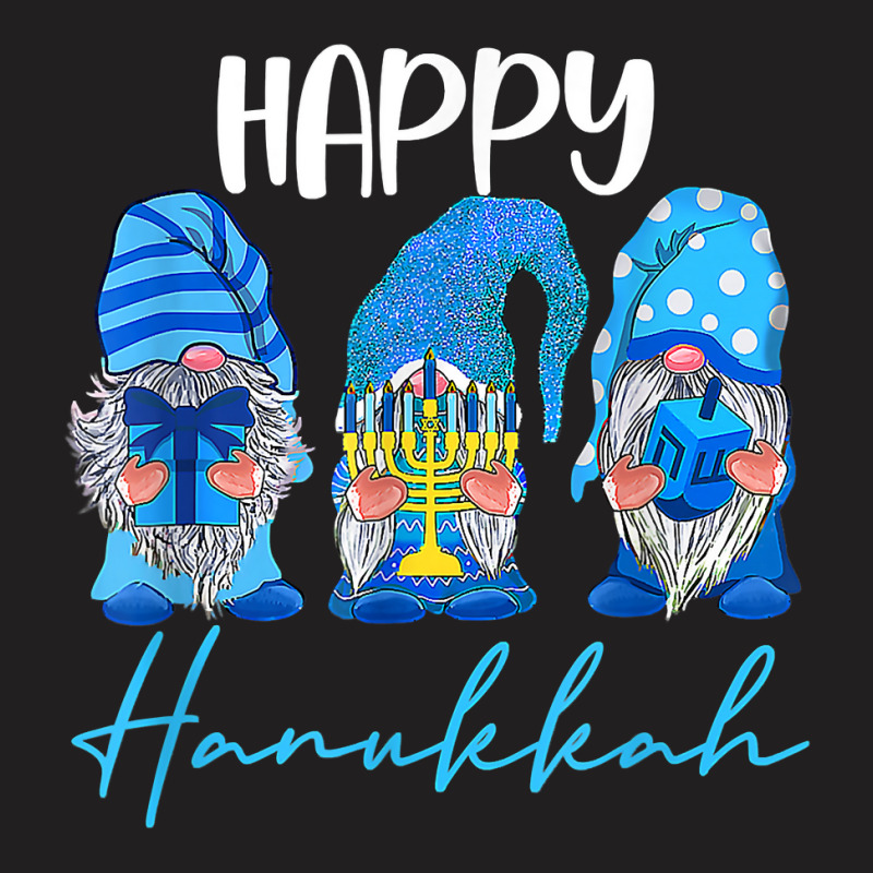 Happy Hanukkah Gnomes Menorah Dreidel Jewish Holiday T Shirt T-shirt | Artistshot