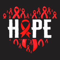 Hiv Aids Awareness Month Hope Ribbon Red World Aids Day T Shirt T-shirt | Artistshot