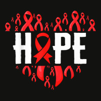 Hiv Aids Awareness Month Hope Ribbon Red World Aids Day T Shirt Scorecard Crop Tee | Artistshot