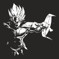 Hardcore Squat   Leg Day   Goku Ladies Fitted T-shirt | Artistshot