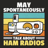 Talk About Ham Radio Amateur Ham Radio Premium T Shirt Ladies Fitted T-shirt | Artistshot