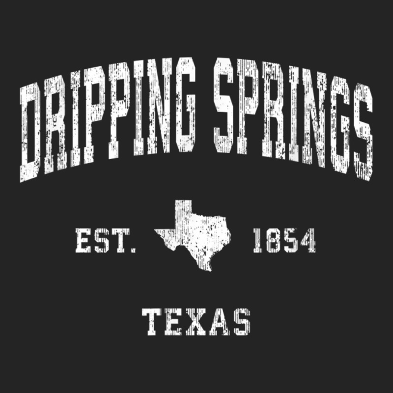 Dripping Springs Texas Tx Vintage Athletic Sports Design T Shirt 3/4 Sleeve Shirt | Artistshot