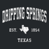 Dripping Springs Texas Tx Vintage Athletic Sports Design T Shirt Crewneck Sweatshirt | Artistshot