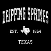 Dripping Springs Texas Tx Vintage Athletic Sports Design T Shirt Zipper Hoodie | Artistshot