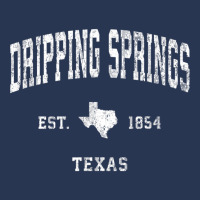 Dripping Springs Texas Tx Vintage Athletic Sports Design T Shirt Men Denim Jacket | Artistshot