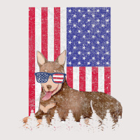 Australian Kelpie Patriotic Dog Usa Pride American Flag Premium T Shir Pocket T-shirt | Artistshot