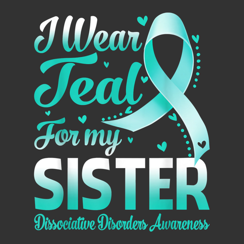 I Wear Teal For My Sister Dissociative Disorders Awareness T Shirt Baby Bodysuit | Artistshot