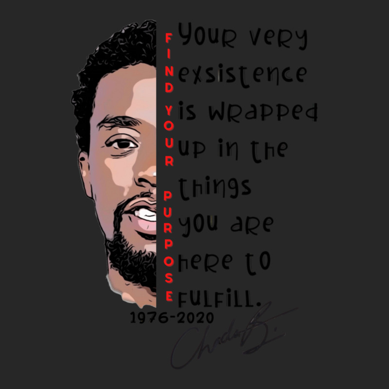 Chadwick Boseman    Find Your Purpose Red Men's T-shirt Pajama Set | Artistshot