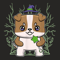 Bulldog Anime Pup Witch Magic Wand T Shirt Ladies Fitted T-shirt | Artistshot