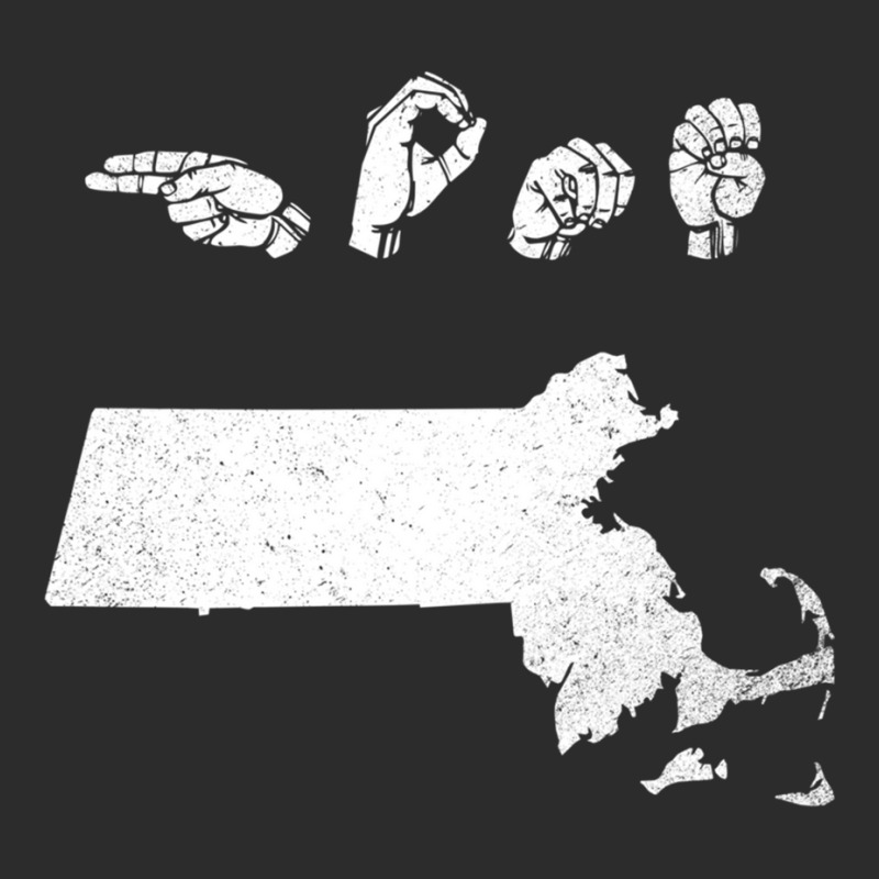 Asl (american Sign Language) Massachusetts Home Exclusive T-shirt by cm-arts | Artistshot